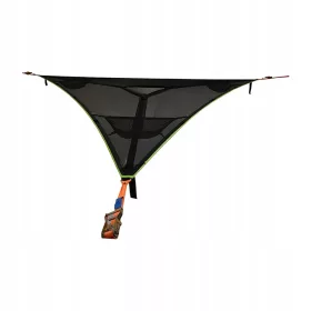    Hängende Campinghängematte für mehrere Personen, schwarz, 2,8 m