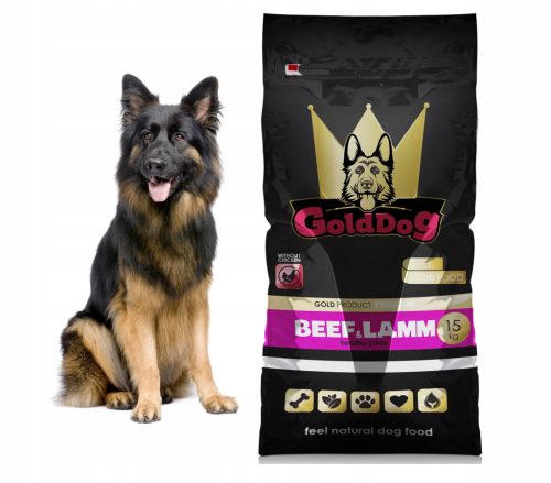  Gold Dog Trockenfutter für Lamm, 15 kg