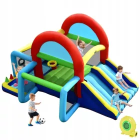  Aufblasbarer Spielplatz mit Doppelrutsche