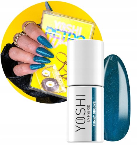  YOSHI HYBRID POLISH MIT REFLEKTIERENDEM FLASH-EFFEKT 018 FUNKY GROOVE 6 ml