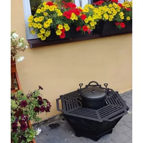  Gartenkamin, faltbar, sechseckig, massiv HERSTELLER