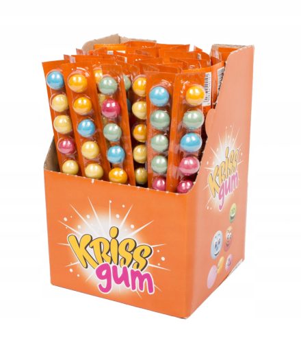 Kriss Kaugummi Balls 50x10 Stück - Tutti-Frutti Geschmack