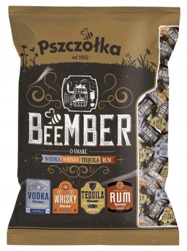 Beember Pszczółka Pralinen mit Alkoholfüllung, 1000 g