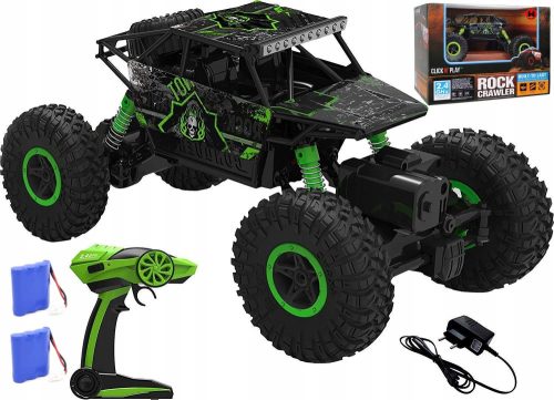  RC CAR OFF-ROAD RC CAR GROSSE RÄDER 2 MOTOREN 4X4 1:18