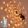  SPINNENNETZLAMPE 80 LED HALLOWEEN SPINNE MIT FERNBEDIENUNG