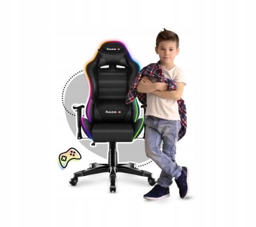  Huzaro Ranger 6.0 RGB-Gaming-Stuhl, Mesh-Schwarz