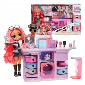    LOL Überraschungspuppe OMG Tierklinik mit großer Schwester OMG