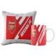  SUPER-SET AUS BECHER + KISSEN FÜR EINEN ARSENAL-FAN + NAMEN