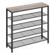  Songmics Schuhschrank 100 x 92,5 x 30 cm in den Brauntönen