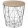  Atmosphera Couchtisch rund 39,5 x 39,5 x 41 cm schwarz