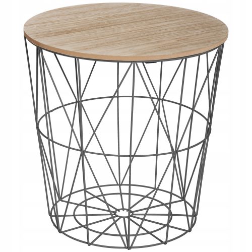  Atmosphera Couchtisch rund 39,5 x 39,5 x 41 cm schwarz