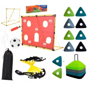    Gymnastiksport-Animationsset Kindergartenschule 14 Elemente + Fußballtorgenauigkeit Trainingsmattenball