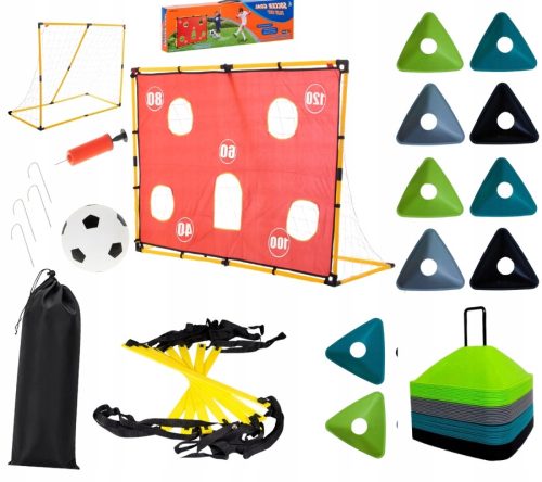  Gymnastiksport-Animationsset Kindergartenschule 14 Elemente + Fußballtorgenauigkeit Trainingsmattenball
