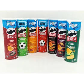   Pringels Chips Set - 7 Beliebteste Geschmacksrichtungen, 165g Packungen