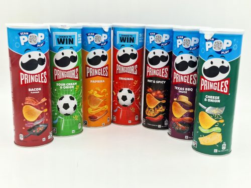 Pringels Chips Set - 7 Beliebteste Geschmacksrichtungen, 165g Packungen