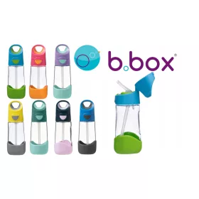  B.Box Ocean Breeze Tritan-Flasche mit Strohhalm, 450 ml