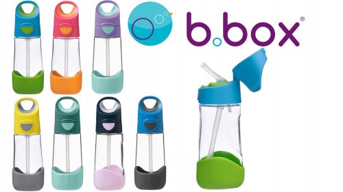  B.Box Ocean Breeze Tritan-Flasche mit Strohhalm, 450 ml