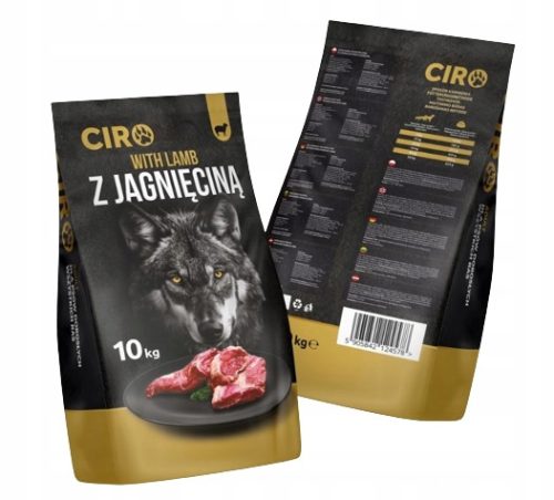  CIRO TROCKENES HUNDEFUTTER MIT LAMM 41 % FLEISCH 10 KG