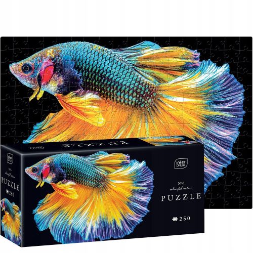  PUZZLE 250 ELEMENTE Bunter FISCH Interprint PUZZLE für ERWACHSENE GROß