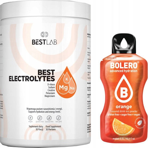 BestElectrolytes von BEST LAB - Effektive Unterstützung der Elektrolyt- und Wasserbalance, 225g + Gratis