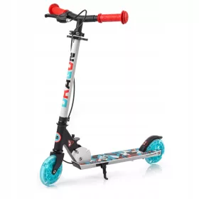    METEOR Classic Youth City Scooter für Kinder, LED-Räder 140 mm