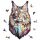  WOOD YOU Puzzle BIS ZU 150 Teile HOLZPUZZLE SCHWIERIG Maine Coon Katze 150 Teile 5906233044093