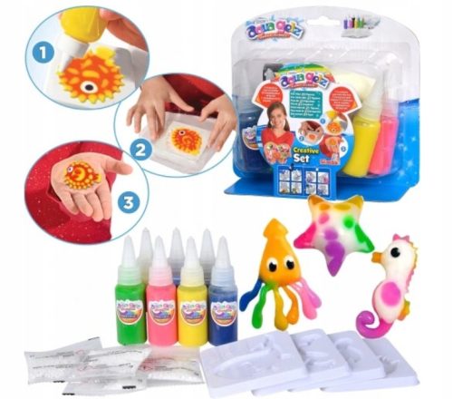  AQUA GELZ KREATIV-SET, BUNTE GELFORMEN