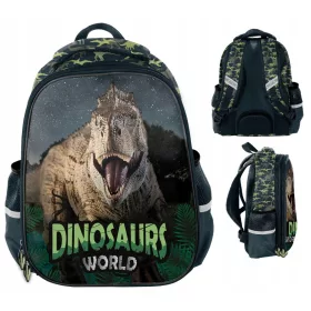   Schulrucksack Dinosaurier für Jungen 1. bis 3. Klasse - Premium Verstärkte Ausführung