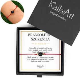  ARMBAND SCHWARZER TURMALIN NATURSTEIN KailaArt