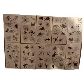    Waschbare Tattoos SPINNEN SPIDER Mix MEGA 10 HALLOWEN COSPLAY SETS