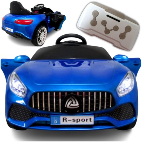  GROSSBATTERIEAUTO KINDERAUTO BLAU FERNGESTEUERT