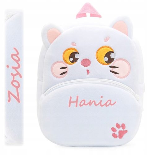  Kakoo Kindergartenrucksack mit einem Fach für Mädchen, weiß
