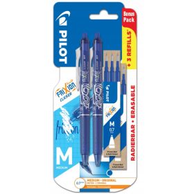  Blaues Frixion-Kugelschreiberset