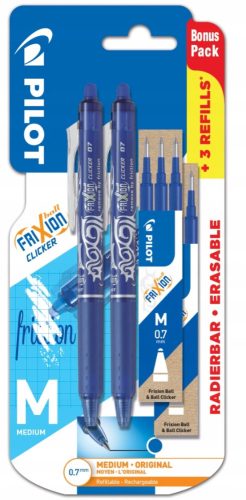  Blaues Frixion-Kugelschreiberset