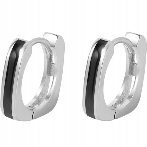  Minimalistische geometrische Herrenohrringe, S925 Silber