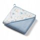  Frottee-Badeanzug mit Kapuze 100x100cm Babyono 1552/02 blau