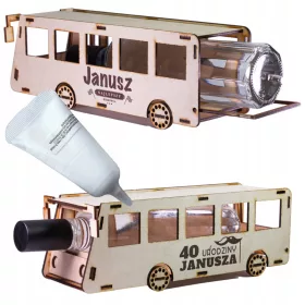    GESCHENK FÜR BUSFAHRER MIT GRAVUR ZUM 40. 50. 60. GEBURTSTAG DES PAPAS