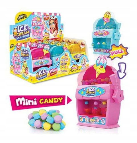 Johny Bee ICE CREAM MACHINE - Maschine zum Eiscreme und Bonbons Herstellen, 12 Stück