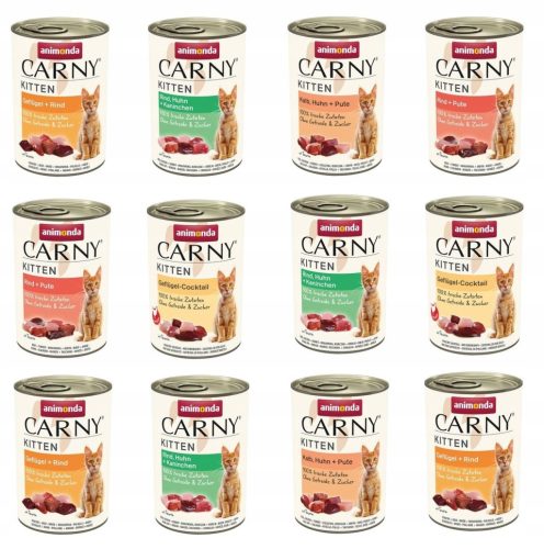  Animonda Carny Kitten Geschmacksmischung 12x 400g