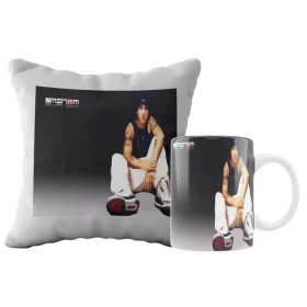  SUPER SET BECHER + KISSEN EMINEM MUSIK + KOSTENLOSER TEXT