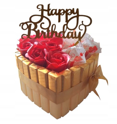  Geschenkidee Geburtstag Namenstag Merci Raffaello Süßigkeiten Kuchen 15 cm