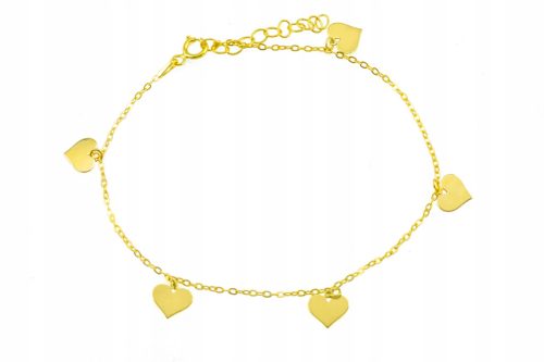  GOLD-HERZ-ARMBAND PR.333