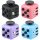  4X HANDWÜRFEL ANTI-STRESS-WÜRFEL FIDGET-WÜRFEL SPIELZEUG Knöpfe Knöpfe in der Hand