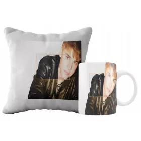    SUPER SET BECHER + KISSEN JUSTIN BIEBER MUSIK + KOSTENLOSER TEXT