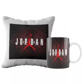    SUPER SET BECHER + KISSEN BELIEBTE MARKEN JORDAN + KOSTENLOSER SPITZNAME