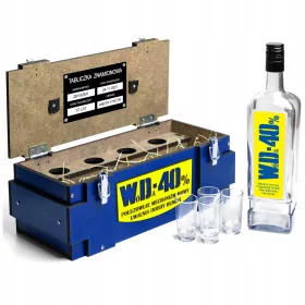    Lustiges Geschenk zum 18. bis 99. Geburtstag. Alkoholset für den Vater eines Freundes WD40