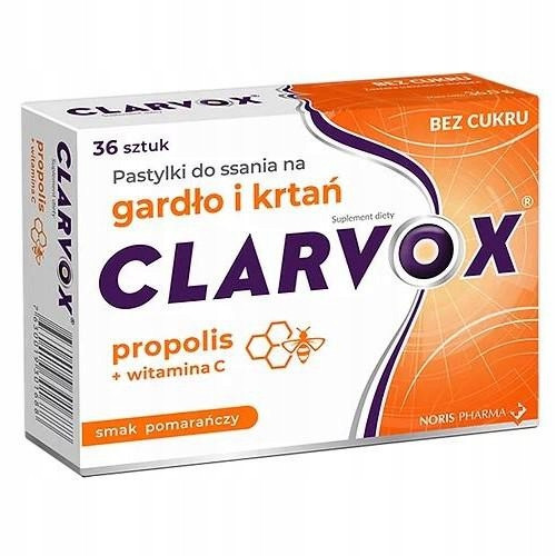  Noris Pharma Clarvox Orange Nahrungsergänzungsmittel 36 Lutschtabletten
