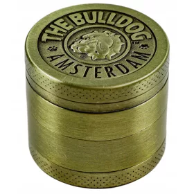    METALLMÜHLE 4-TEILIG FÜR GETROCKNETES CBD THC MARIHUANA BULLDOG GRINDER KRUSHER