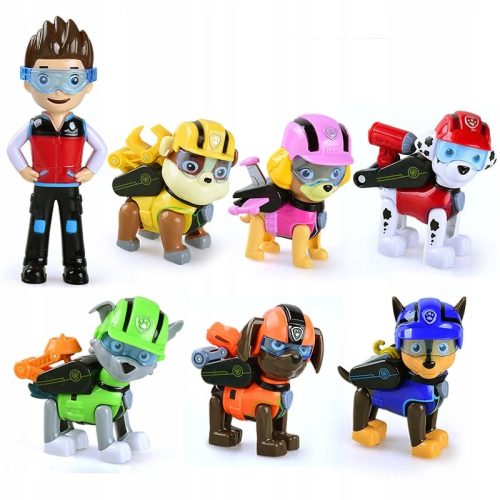  Paw Patrol Ryder und Freunde Figuren 7-tlg