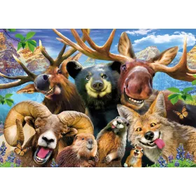  WoodenCity Holzpuzzle 1000 Teile Waldteam